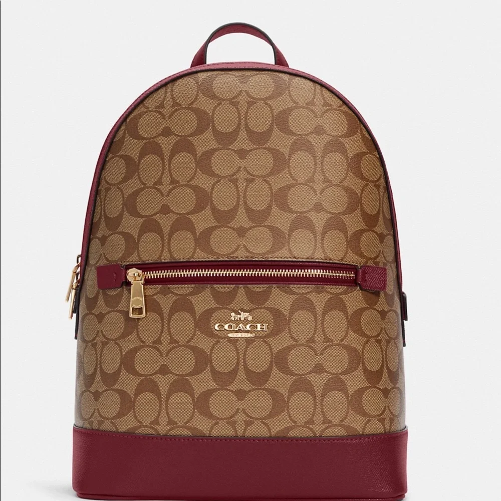 Coach Kenley Backpack and Medium Corner Zip Wallet Set - Picture 4 of 13
